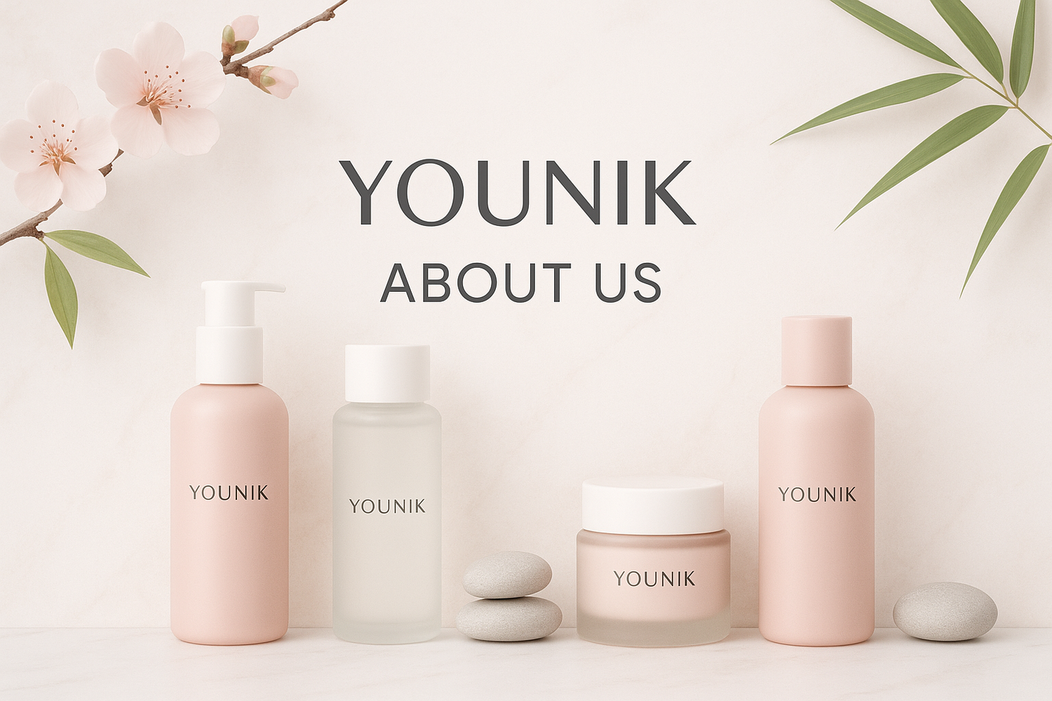 About Us page images banner for a Sikncare Product inspired by Koren Skincare products "Younik"